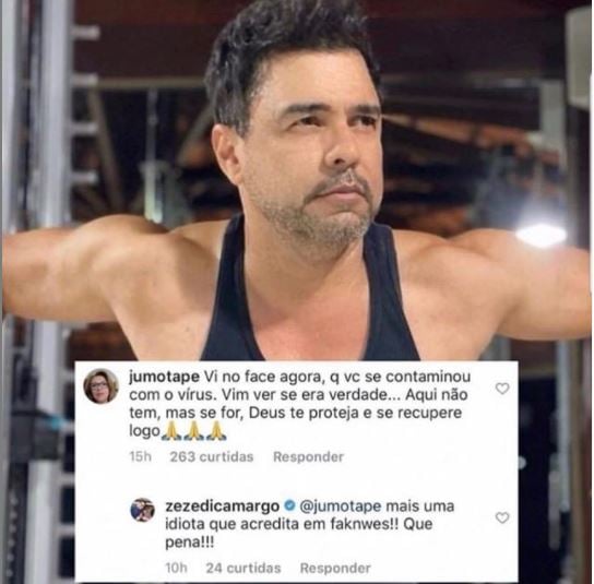 Zezé Di Camargo xinga fã (Foto: Reprodução)