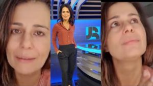 Adriana Araújo da Record, faz vídeo revelador no Instagram, onde fala de angústia (montagem: TV Foco)