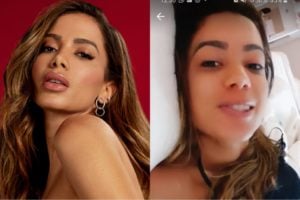 Anitta postou vídeo em rede social no dia seguinte ao vazamento de áudios (Fotos: Reprodução/Instagram/TikTok)