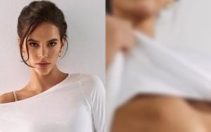 Bruna Marquezine surpreendeu em uma campanha publicitária (Foto: Montagem TV Foco)