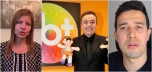 Rose Miriam, ex-companheira de Gugu, e Thiago Salvático, namorado do apresentador (Reprodução)