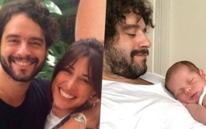 Guilherme Winter com o filho Pedro, fruto do relacionamento com Giselle Itié (Foto: Reprodução)