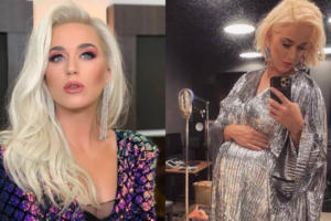 Katy Perry mostra barrigão de oito meses em cliques raros (Foto: Reprodução)