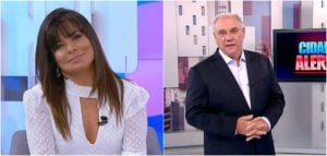 Mara Maravilha citou Marcelo Rezende ao vivo no SBT (Reprodução)