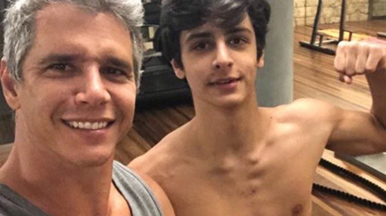 Márcio Garcia e Pedro Garcia aproveitam o confinamento para treinarem juntos (Imagem: Instagram)
