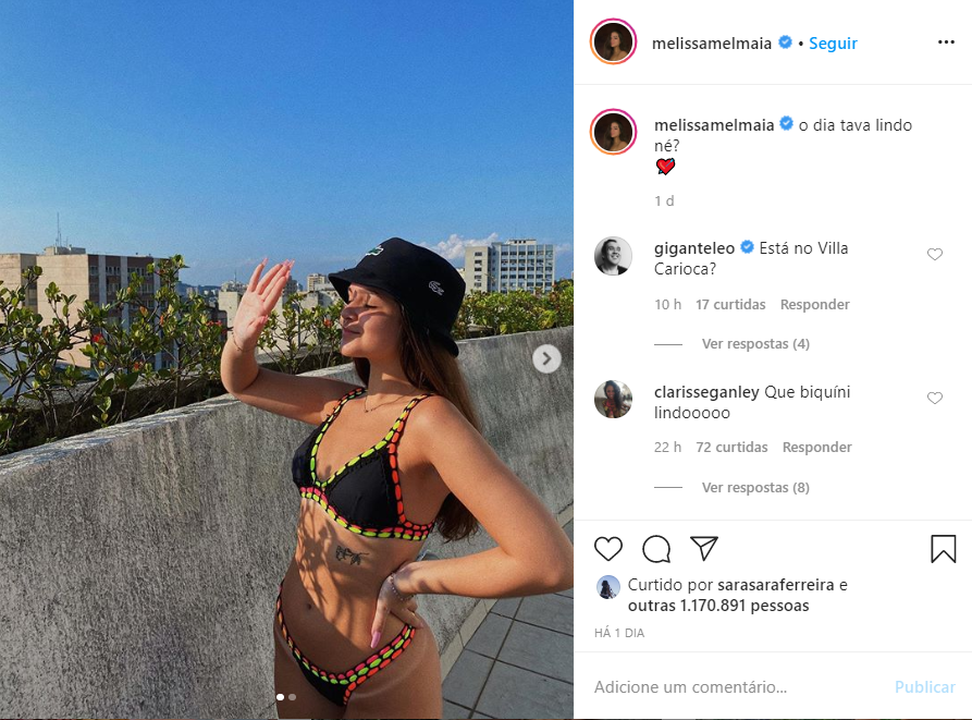 Mel Maia rouba atenção