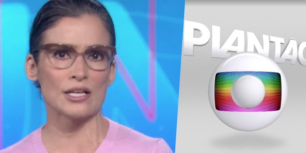Renata Vasconcellos entrou às pressas para dar bomba aos Brasileiros (Foto montagem)