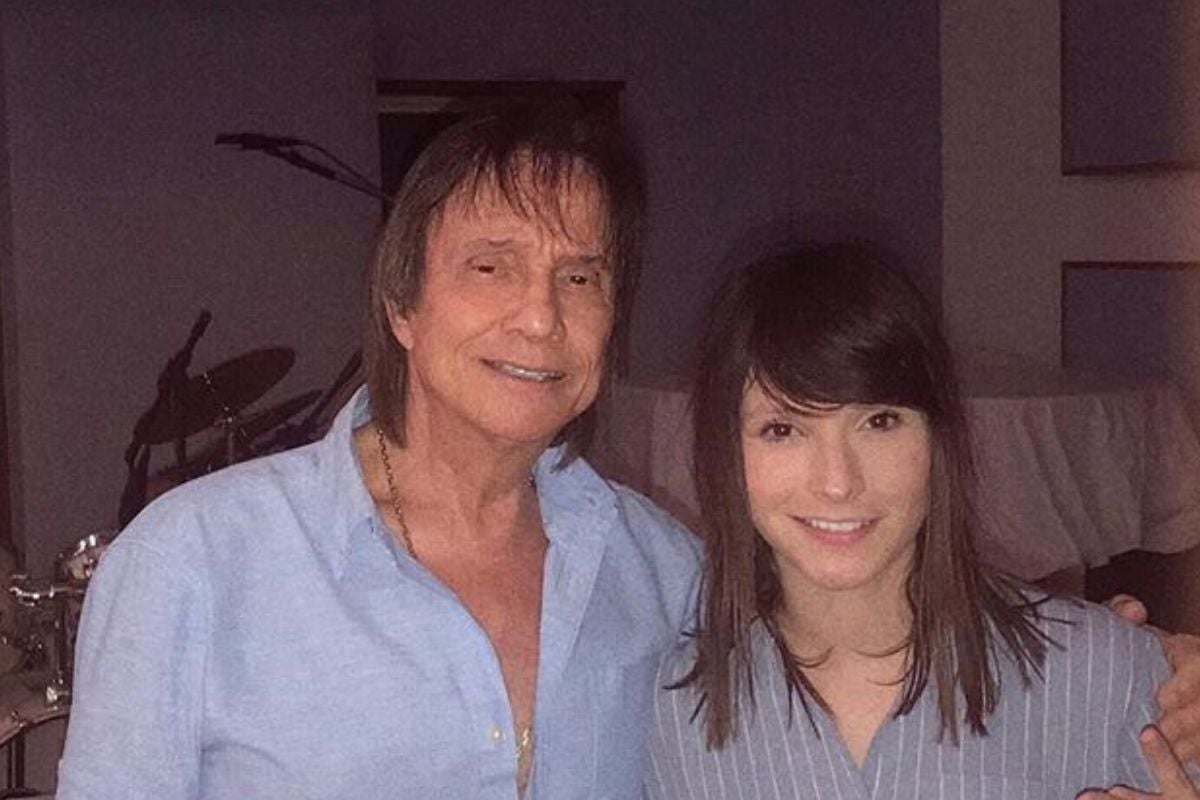 Roberto Carlos e a cantora Tamara Angel, sua suposta namorada - Foto: Reprodução