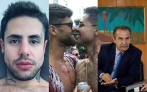 Rodrigo Buenno assumiu ter HIV e falou sobre sexo com sobrinho de Silas Malafaia (Foto: montagem TV Foco)