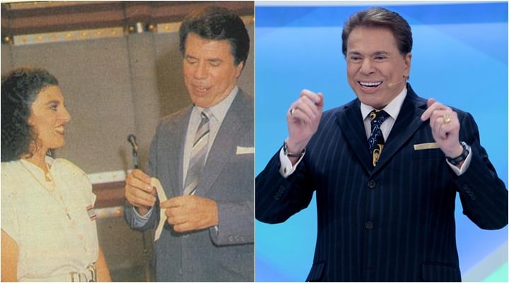 Silvio Santos apareceu na novela Carmen, da TV Manchete. (Foto: Montagem/Divulgação)