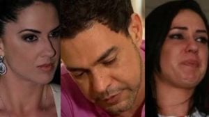 Graciele Lacerda é atacada por Cleo Loyola, ex-de Luciano. Segundo a pastora, a noiva de Zezé Di Camargo renega a própria irmã (Montagem: TV Foco)