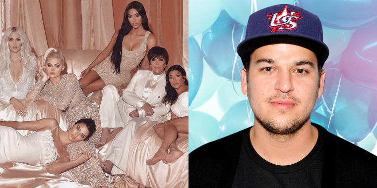 Rob Kardashian, filho de Kris Jenner, aparece após anos sumido da mídia (Foto: Reprodução)