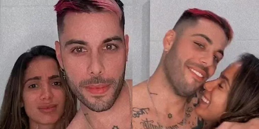 Anitta e Gui Araújo (Foto: Montagem)