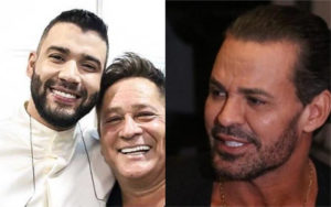 Leonardo e Gusttavo Lima estão cada vez mais íntimos e situação irritou fãs de Eduardo Costa (Foto: Divulgação)