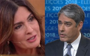Fátima Bernardes clama por Bonner, é chamada de falsa por empregada e vê famoso ir pra cima dela: “Masturbação”