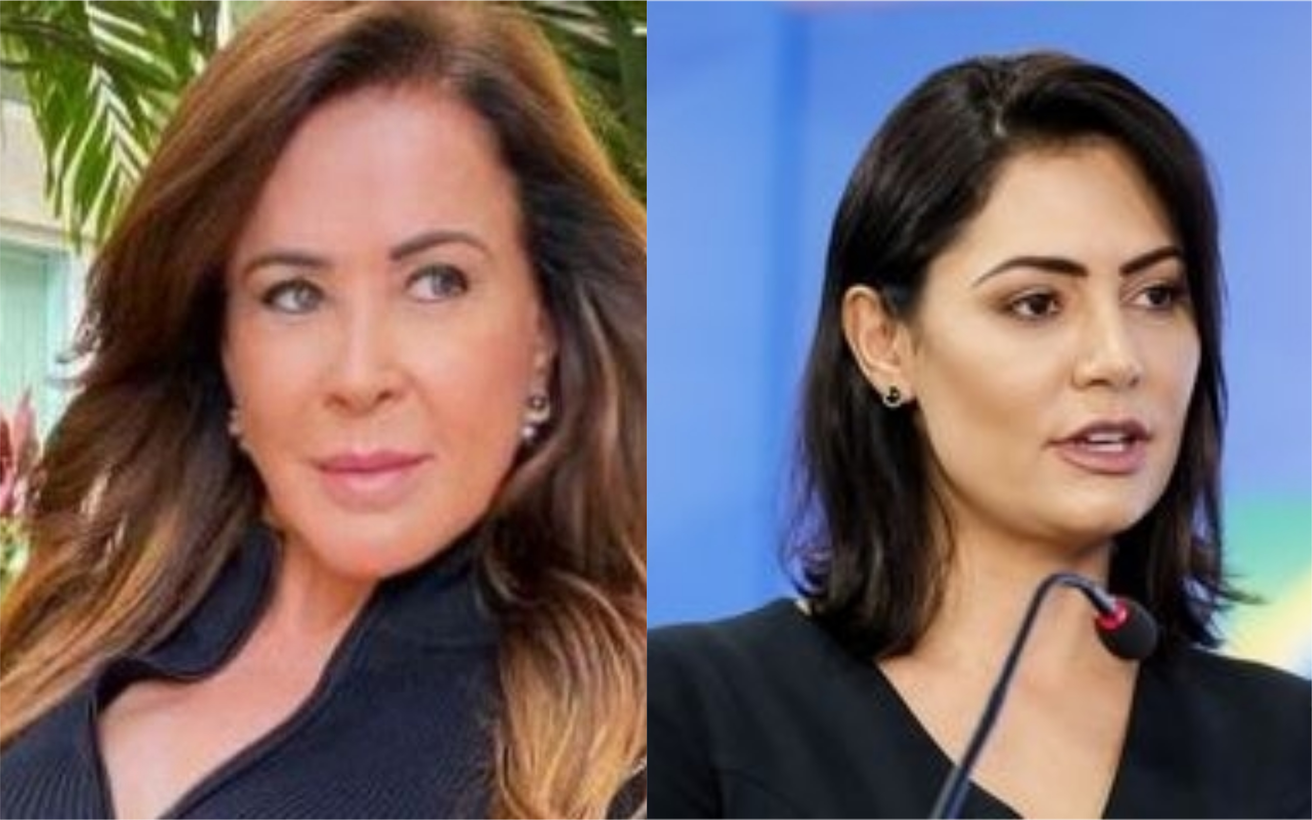 Zilu Godoi e Michelle Bolsonaro (Foto: Divulgação)