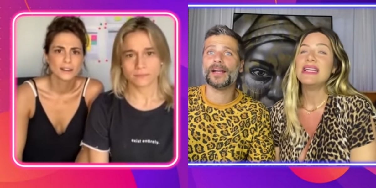 Em jogo "Isolados e casados", Fernanda Gentil confessa ciúmes da esposa (Foto: Reprodução/YouTuber)