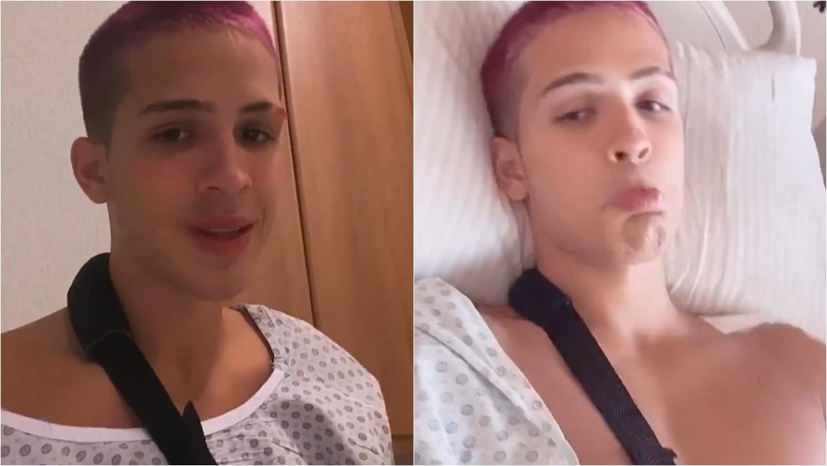 João Guilherme sofreu acidente e passou por cirurgia (Reprodução)