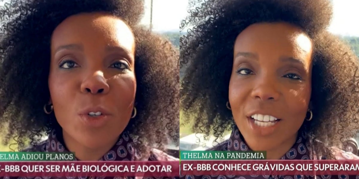 Thelma Assis adia novamente maternidade por conta da pandemia (Foto: Reprodução/GloboPlay)