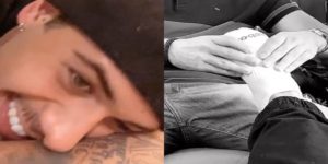 Zé Felipe apareceu ganhando massagem de um amigo nos pés (Foto: Reprodução / Instagram)