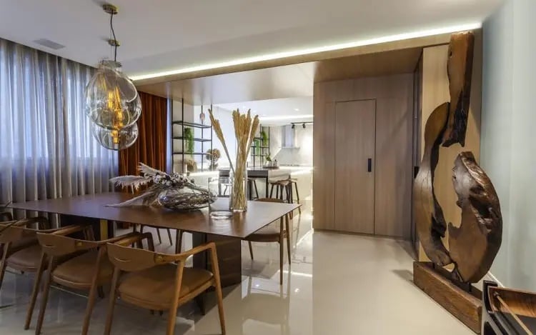 Foto do novo luxuoso apartamento de Zezé di Camargo e Graciele Lacerda (Foto: Reprodução)