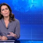 Adriana Araújo foi tirada na cara dura do Jornal da Record - (Foto: Reprodução)