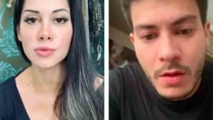 Arthur Aguiar e Mayra Cardi estão em guerra desde o fim do relacionamento (Foto: Reprodução)