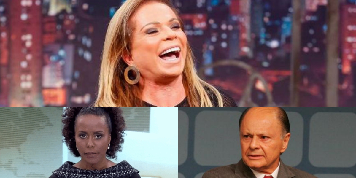 Audiência da TV 23/06: Christina Rocha brilha no SBT, Maju Coutinho levanta Globo e Hoje Em Dia despenca (Foto: Reprodução/Montagem TV Foco)