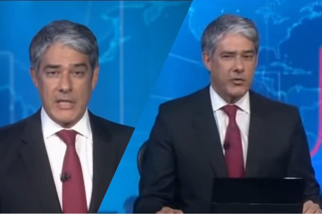 William Bonner causa pânico e correria nos bastidores do Jornal Nacional