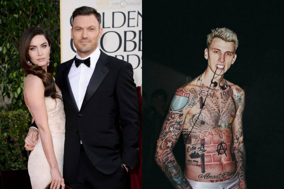 Megan Fox é vista aos beijos com rapper responsável pelo fim de seu casamento (Foto: Reprodução)
