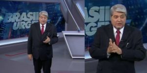 Datena afirmou que invasão à sede da Globo não tem relação com política (Foto: Reprodução/Band)