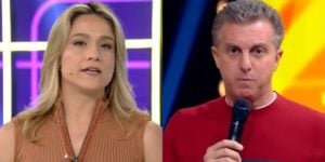 Fernanda Gentil teve conversa com Luciano Huck na Globo após assumir relação gay com mulher (Foto: Reprodução/Globo)