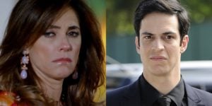 Christiane Torloni (Tereza Cristina) em Fina Estampa e Mateus Solano (Félix) em Amor à Vida; reprise tem maior audiência das 21h desde 2013 (Foto: Reprodução/Globo/Estevam Avellar)