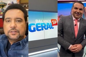 Geraldo Luis, afastado da Record, viu Balanço Geral ser entregue para Reinaldo Gottino (Fotos: Reprodução/Instagram)