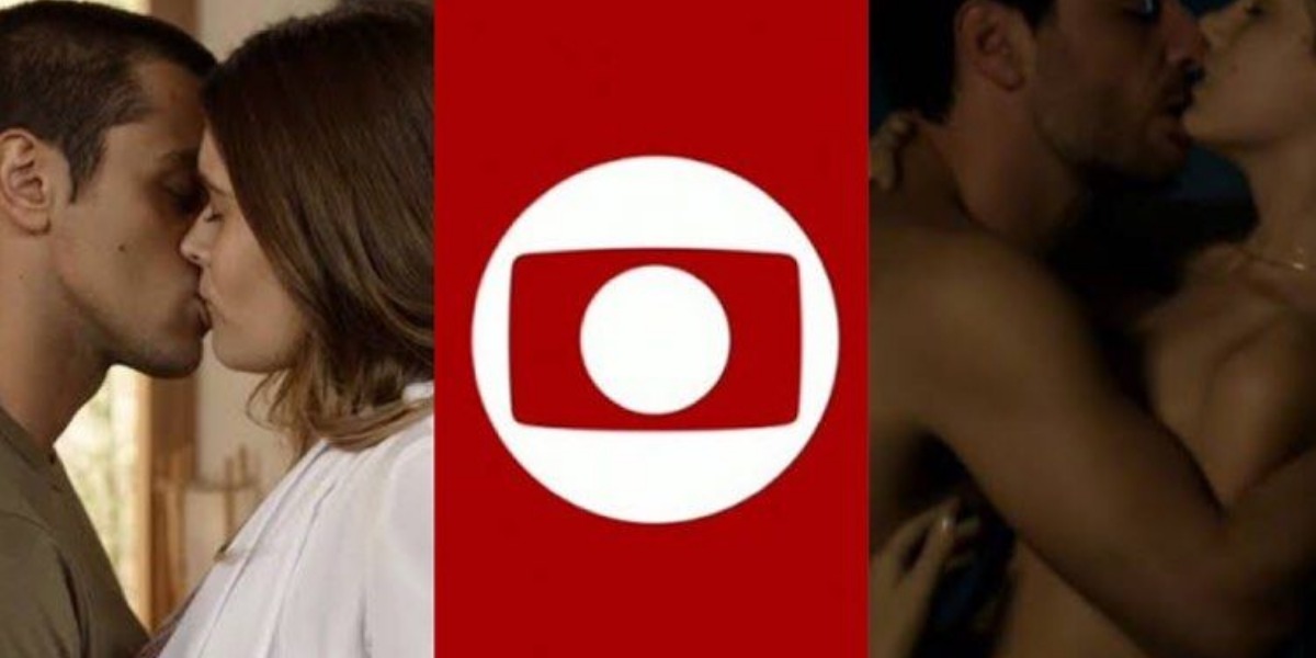 Globo terá que se adaptar com novos protocolos de segurança para gravar cenas de beijos, abraços e sexo (Montagem: TV Foco)