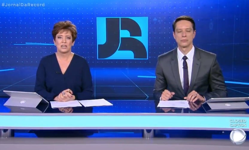 Jornal da Record surpreendeu