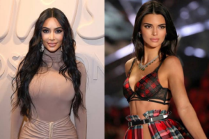 Kim Kardashian e Kendall Jenner tem treta escancarada (Foto: Reprodução)