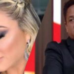 Poliana Rocha abre intimidade e que além de Leonardo, outra pessoinha pode ficar na cama do casal, o cachorro Romeo (Montagem: Tv Foco)