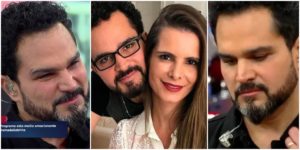 Luciano Camargo e a esposa, Flávia Fonseca (Foto: montagem)