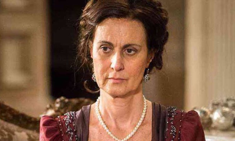 Márcia Cabrita em Novo Mundo, seu último trabalho na Globo antes da morte (Imagem: Globo)
