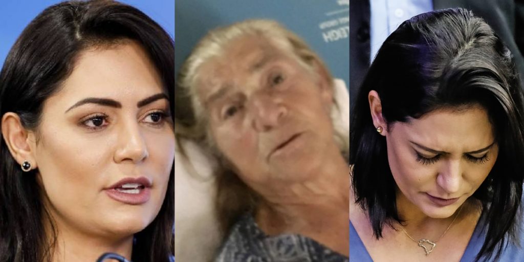 A famosa primeira dama e mulher de Jair Bolsonaro, Michelle teve o seu nome circulando nas redes sociais (Foto: Reprodução/Montagem TV Foco)