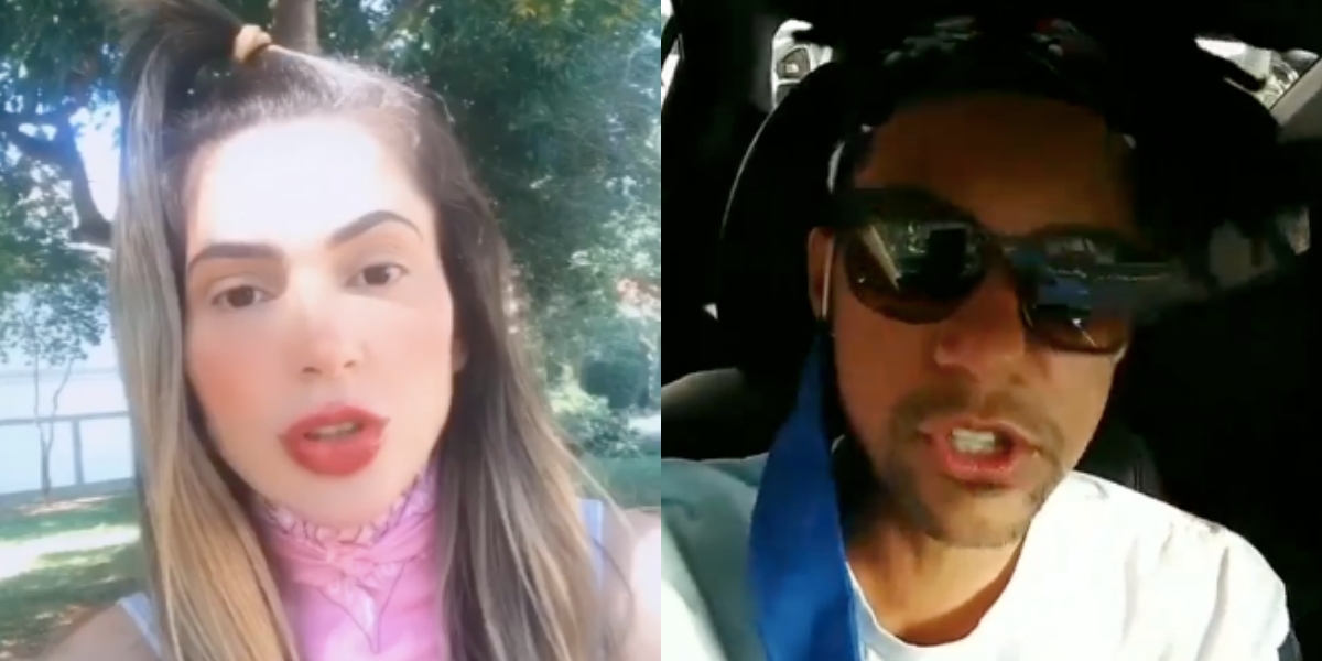 A famosa ex-contratada da Record e participante de A Fazenda, Nadja Pessoa falou sobre o seu ex-marido D'Black (Foto: Reprodução/Instagram/Montagem TV Foco)