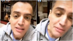 Leo Dias expõe família (Foto: reprodução)