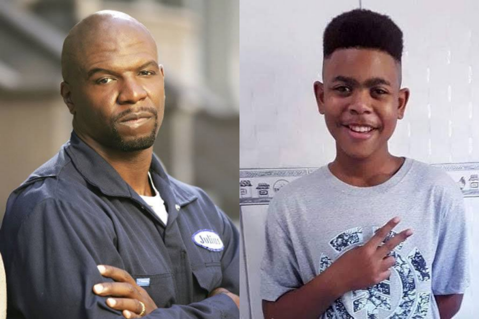 Emocionado, Terry Crews grava vídeo e expressa solidariedade à família de João Pedro (Foto: Reprodução)
