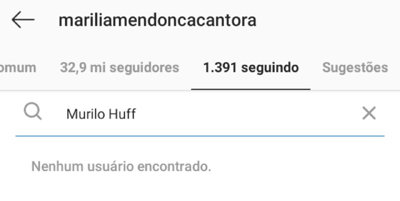 Marília Mendonça deixou de seguir Murilo Huff (Foto: Reprodução/ Instagram)