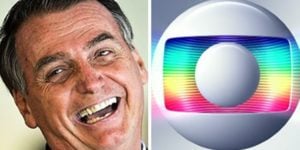 Bolsonaro e Globo estão em guerra (Foto montagem: TV Foco)