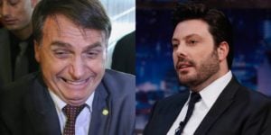 Bolsonaro e Danilo Gentili (Foto: reprodução/montagem)