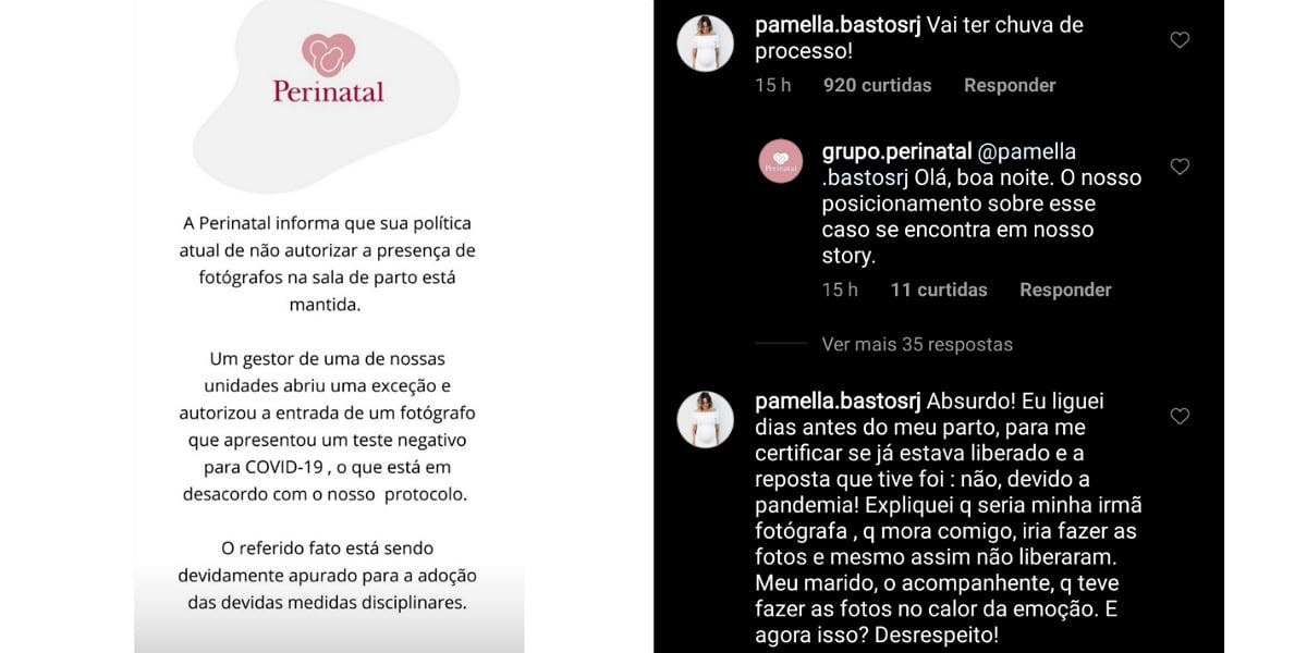 Após polêmica envolvendo Giovana Ewbank e Bruno Gagliasso, Grupo Perinatal se pronuncia (Foto: Reprodução/Instagram)