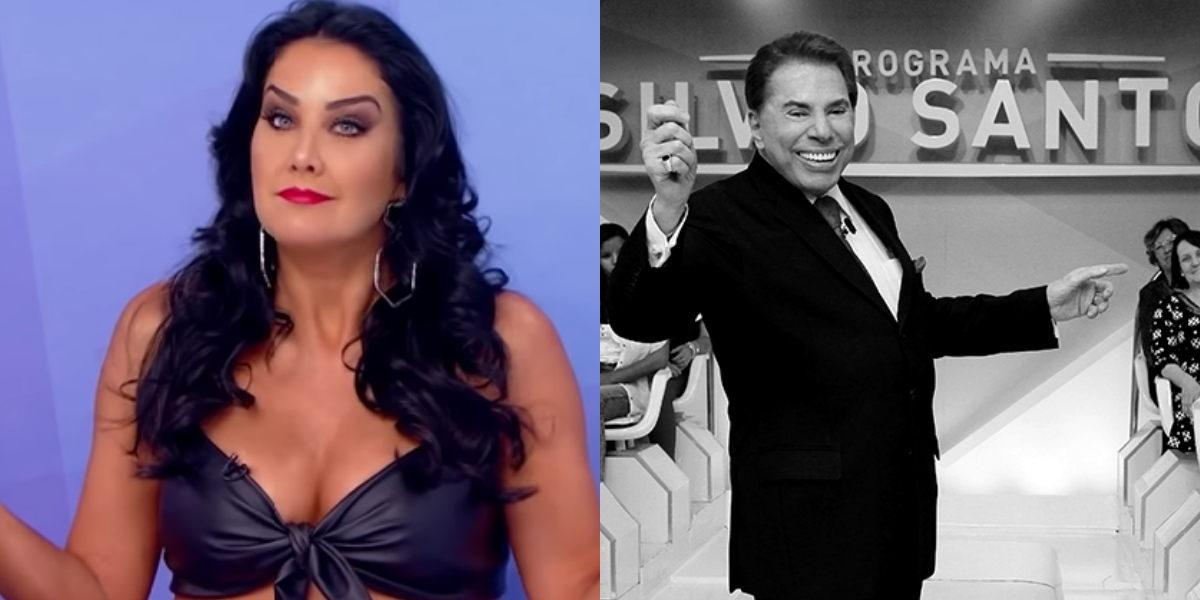 Helen Ganzarolli, Silvio Santos (Foto: Montagem)