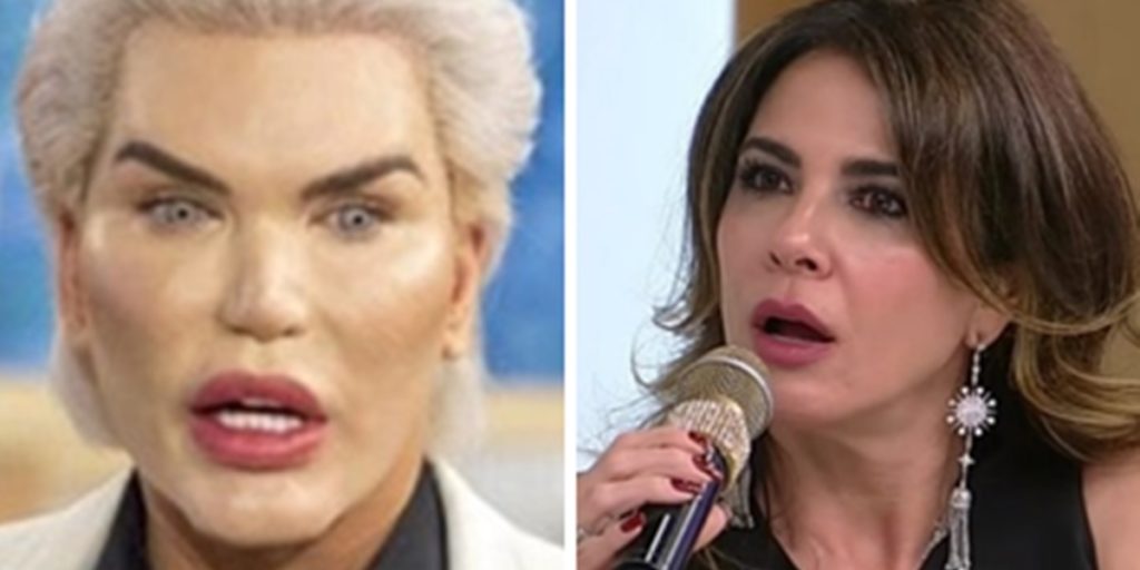 Ken Humano exibiu transformação no SuperPop e deixou Luciana Gimenez Chocada (Foto: Montagem/TV Foco)